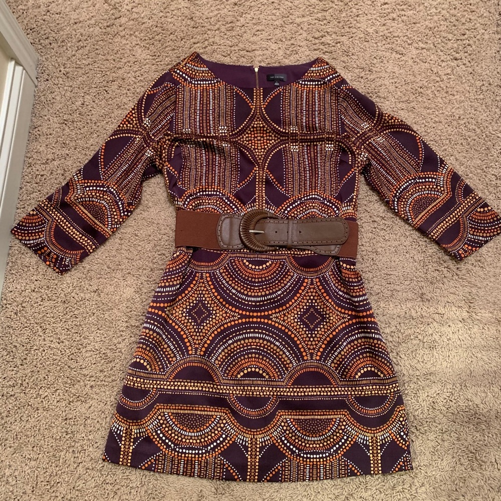 Shift Midi Length Dress-Size Large